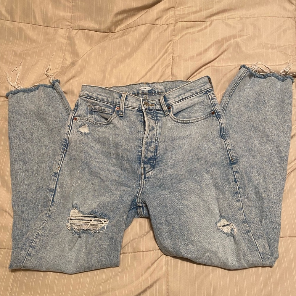 Old Navy Sky Hi Straight Jeans